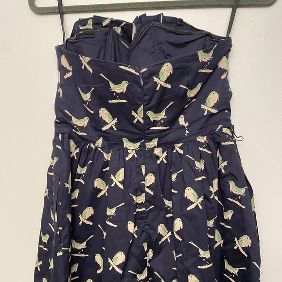 Anthropologie navy bird dress - Picture 6 of 7